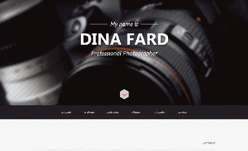 طراحی وب سایت عکاسی