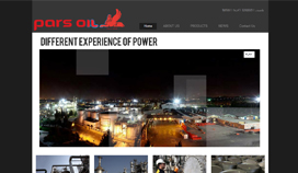 وب سایت شرکت نفت پارس